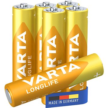 VARTA alkalická batéria Longlife AAA 4 + 2 ks