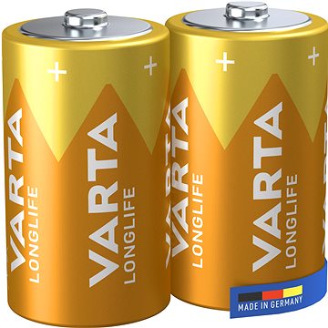 VARTA alkalická batéria Longlife D 2 ks