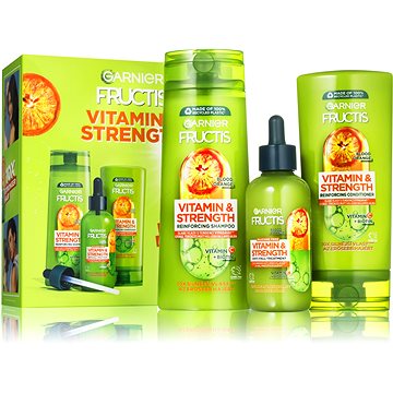 GARNIER Fructis Vitamin & Strength gift set for weak hair with a tendency  to fall out - Haircare Set 