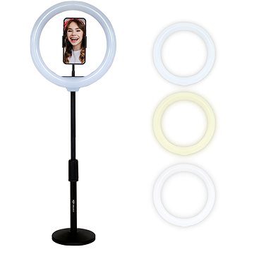 Veles-X Desktop Ring Light with Stand and Phone Holder