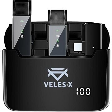 Veles-X Wireless Lavalier Microphone Systém Dual USB-C