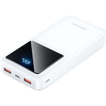 Vention 20000 mAh 22.5 W Portable Power Bank White