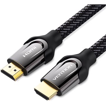 Vention Nylon Braided HDMI 2.0 Cable 3 m Black Metal Type