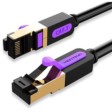 Vention Cat.7 SSTP Patch Cable 0,5 m Black