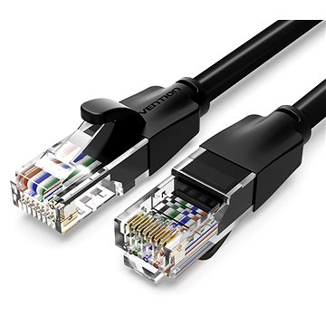 Vention Cat.6 UTP Patch Cable 2 m Black - Sieťový kábel