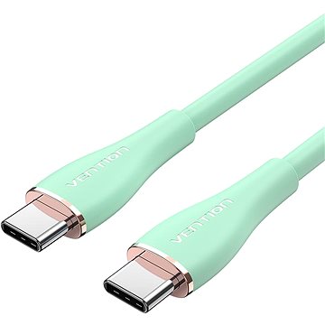 Vention USB-C 2.0 Silicone Durable 5A Cable 1.5 m Light Green Silicone Type