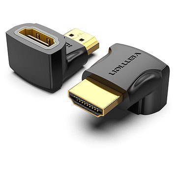 Vention HDMI 90 Degree Male to Female Adaptér Black