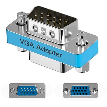 Vention VGA Male to Female Adapter Silvery Metal Type - Redukcia
