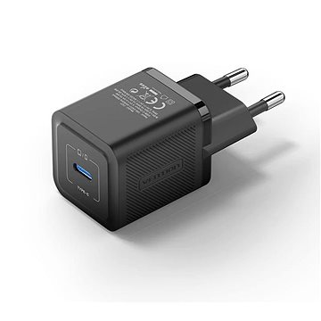 Vention 1-Port USB-C GaN Charger (20 W) EU-Plug Black