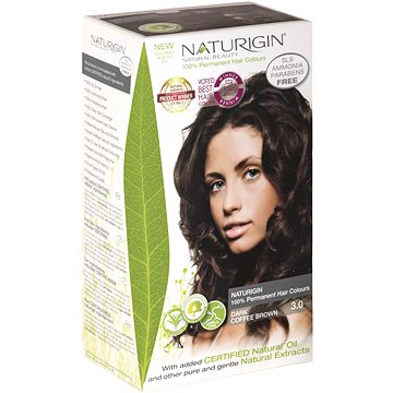 NATURIGIN Dark Coffee Brown  (40ml) - Natural Hair Dye 