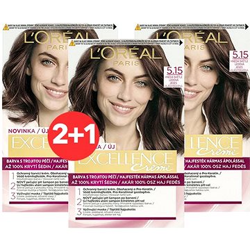 LOreal Excellence Creme 515 Natural Frosted Brown Hair Colour  Better  Value Pharmacy