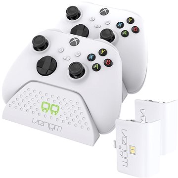 VENOM VS2871 Xbox Series S/X & One White Twin  Docking Station + 2 batérie