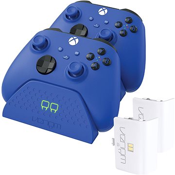 VENOM VS2888 Xbox Series S/X & One Blue Twin Docking Station + 2 batérie