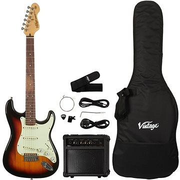 VINTAGE V60 Coaster Electric Guitar Pack 3TS