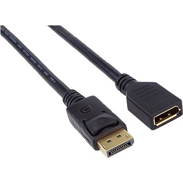 PremiumCord DisplayPort - DisplayPort predlžovací, tienený, 2 m