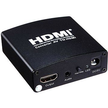 PremiumCord prevodník AV signálu a zvuku na HDMI - Redukcia
