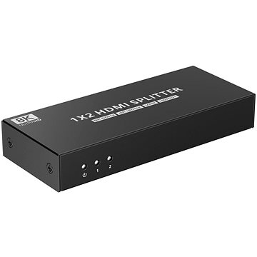 PremiumCord HDMI 2.1 splitter 1 – 2 porty, 8K@60hz, 4K@120Hz, 1080p, HDR+