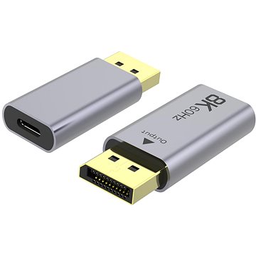 PremiumCord adaptér USB-C na DisplayPort DP1.4 8K@60Hz a 4k@120 Hz