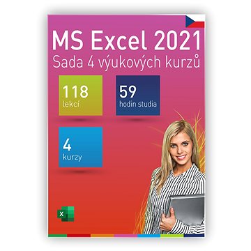 GOPAS Microsoft 365 / 2021 Excel  Súprava 4 výukových kurzov, CZ (elektronická licencia)