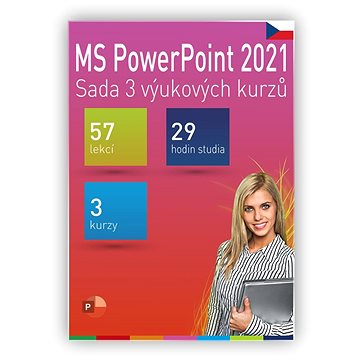 GOPAS Microsoft 365 / 2021 PowerPoint  Súprava 3 výukových kurzov, CZ (elektronická licencia)