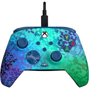 PDP REMATCH Wired Controller – Glitch Green – Xbox