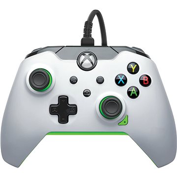 PDP Wired Controller – Neon White – Xbox