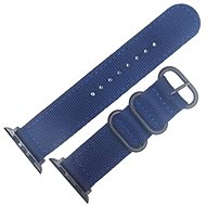 Eternico Nylon Band pre Apple Watch 38mm / 40mm / 41mm tmavo modrý - Remienok na hodinky
