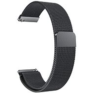 Remienok na hodinky Eternico Elegance Milanese universal Quick Release 20mm čierny