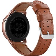 Remienok na hodinky Eternico Leather Band universal Quick Release 20mm hnedý