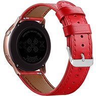 Remienok na hodinky Eternico Leather Band universal Quick Release 20mm červený