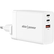 Nabíjačka do siete AlzaPower G310 GaN Fast Charge 120 W biela