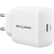 Nabíjačka do siete AlzaPower A125 Fast Charge 25 W biela