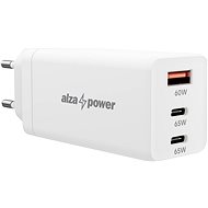 Nabíjačka do siete AlzaPower G165 GaN Fast Charge 65 W biela