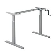 Výškovo nastaviteľný stôl AlzaErgo Table ET3 sivý