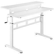 AlzaErgo Table ET3.1 biely - Výškovo nastaviteľný stôl