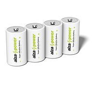 AlzaPower Super Alkaline LR20 (D) 4 ks v eko-boxe - Jednorazová batéria