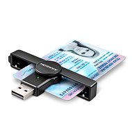 AXAGON CRE-SMP1A Smart card/ID card PocketReader, USB-A