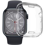 Ochranný kryt na hodinky AlzaGuard Crystal Clear TPU FullCase pre Apple Watch 45 mm