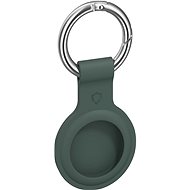 AlzaGuard Silicone Keychain pre Airtag zelená - AirTag kľúčenka