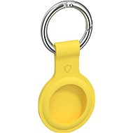 AirTag kľúčenka AlzaGuard Silicone Keychain pre Airtag žltá