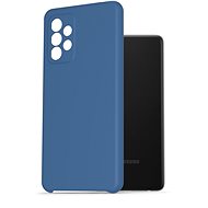 Kryt na mobil AlzaGuard Premium Liquid Silicone Case pre Samsung Galaxy A52/A52 5G/A52s modrý - Kryt na mobil