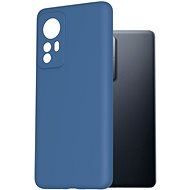 Kryt na mobil AlzaGuard Premium Liquid Silicone Case na Xiaomi 12 / Xiaomi 12X modrý