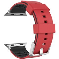 AhaStyle remienok pre Apple Watch 42/44 mm silikón, dark red