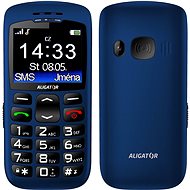 Aligator A670 Senior Blue + Stolná nabíjačka - Mobilný telefón