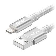AlzaPower AluCore Lightning MFi 1m Silver - Data Cable
