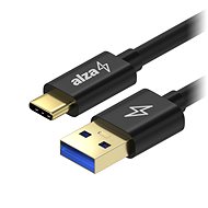 Dátový kábel AlzaPower AluCore USB-C 3.2 Gen1, 2 m čierny - Datový kabel