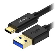 Dátový kábel AlzaPower Core USB-C 3.2 Gen1, 0,5 m čierny
