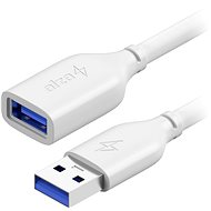 AlzaPower Core USB-A (M) to USB-A (F) 3.0, 1 m biely - Dátový kábel
