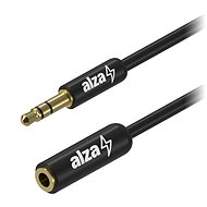 AlzaPower Audio 3,5 mm Jack (M) to 3,5 mm Jack (F) 1 m - Audio kábel