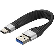 Dátový kábel AlzaPower FlexCore USB-C 3.2 Gen 1 čierny - Datový kabel